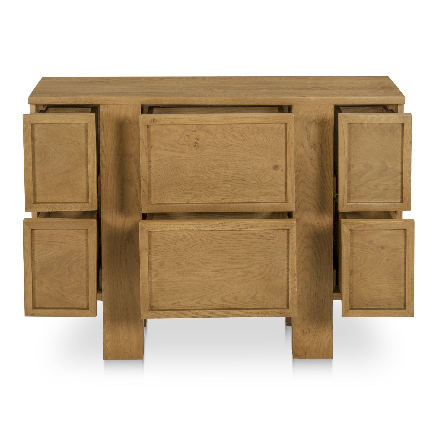 Henley Brown Solid Oak Drawer Nightstand