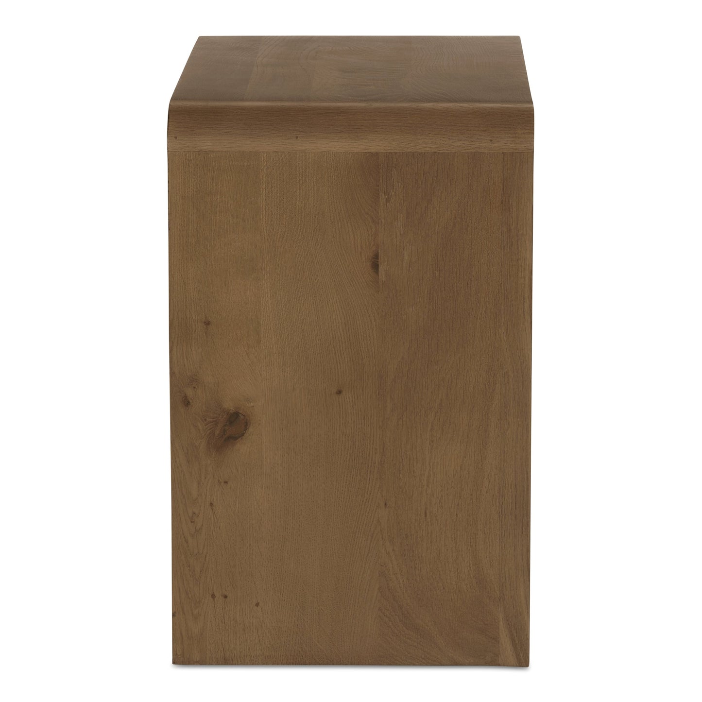 Riley Oak Waterfall Edge Design Nightstand