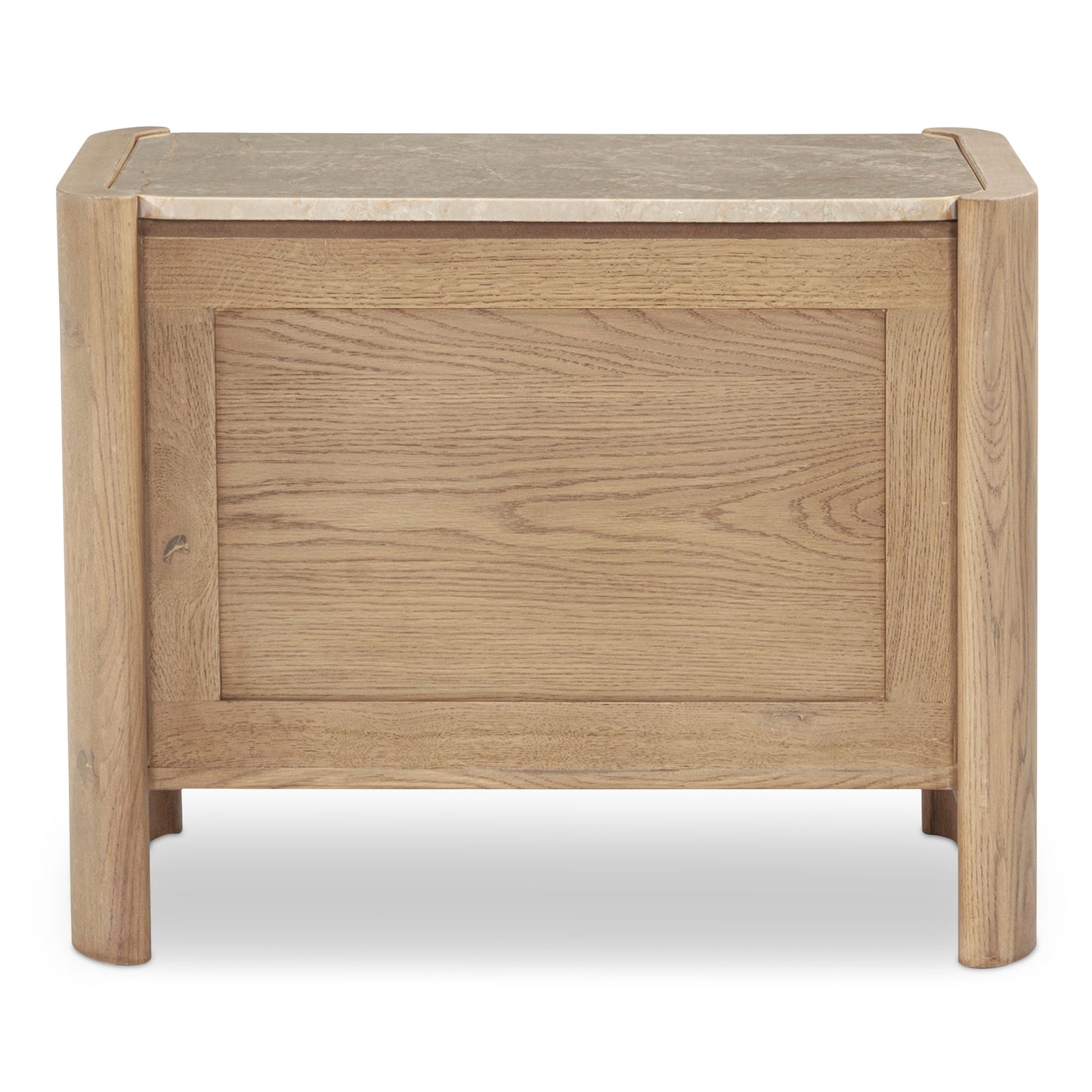 Lane Natural Italian Marble Top Nightstand