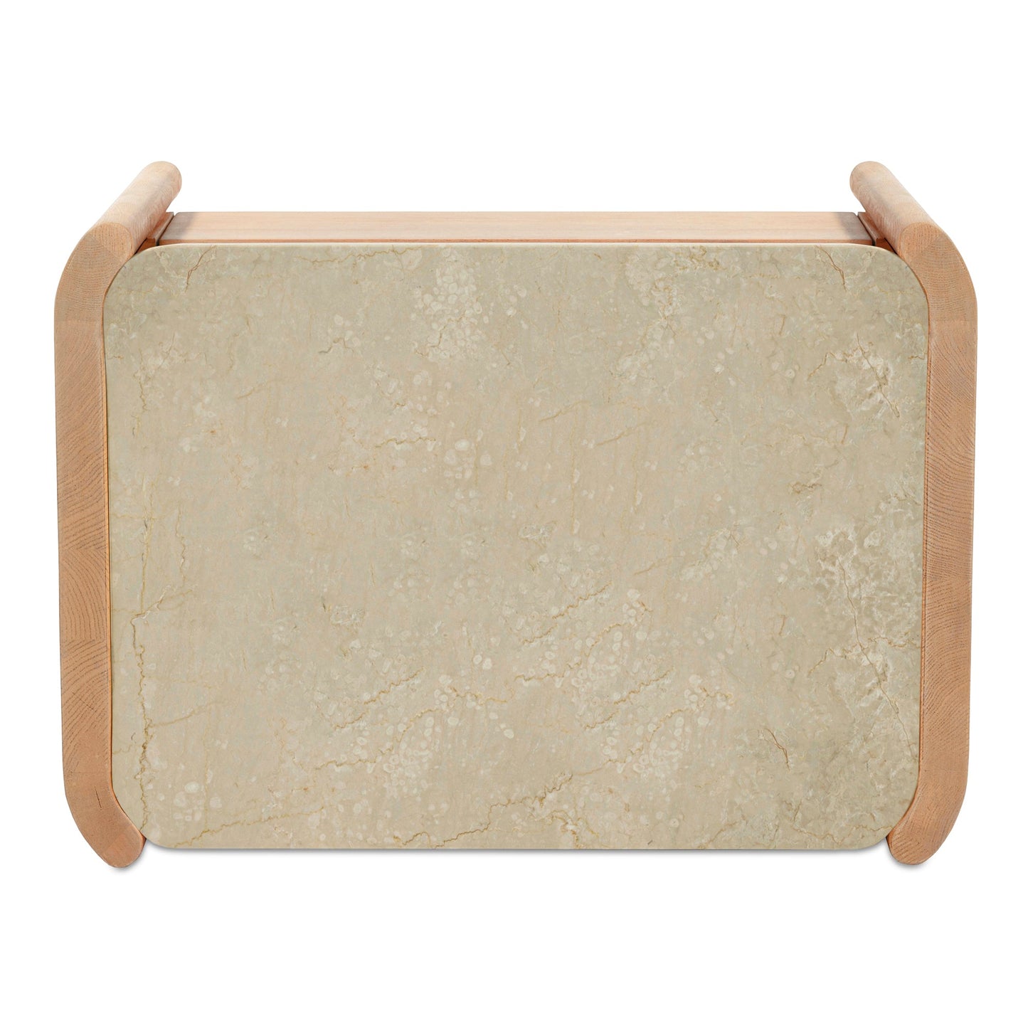 Lane Natural Italian Marble Top Nightstand