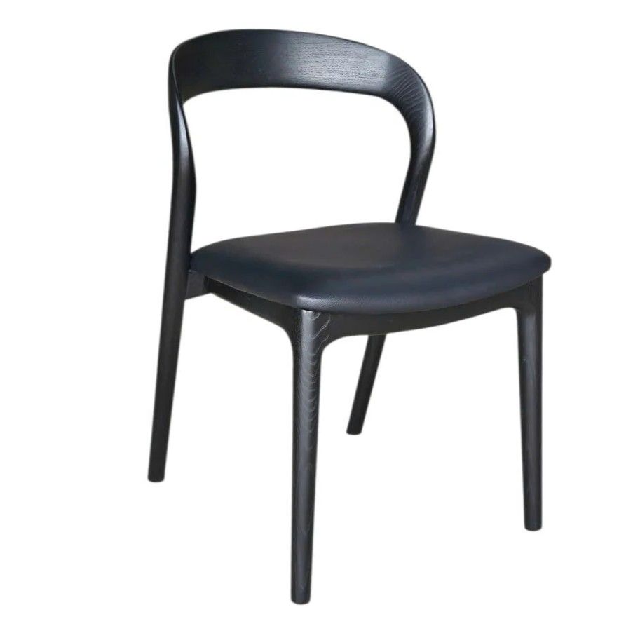 LH Home Rotondo Leather Armless Dining Chair