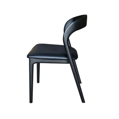 LH Home Rotondo Leather Armless Dining Chair