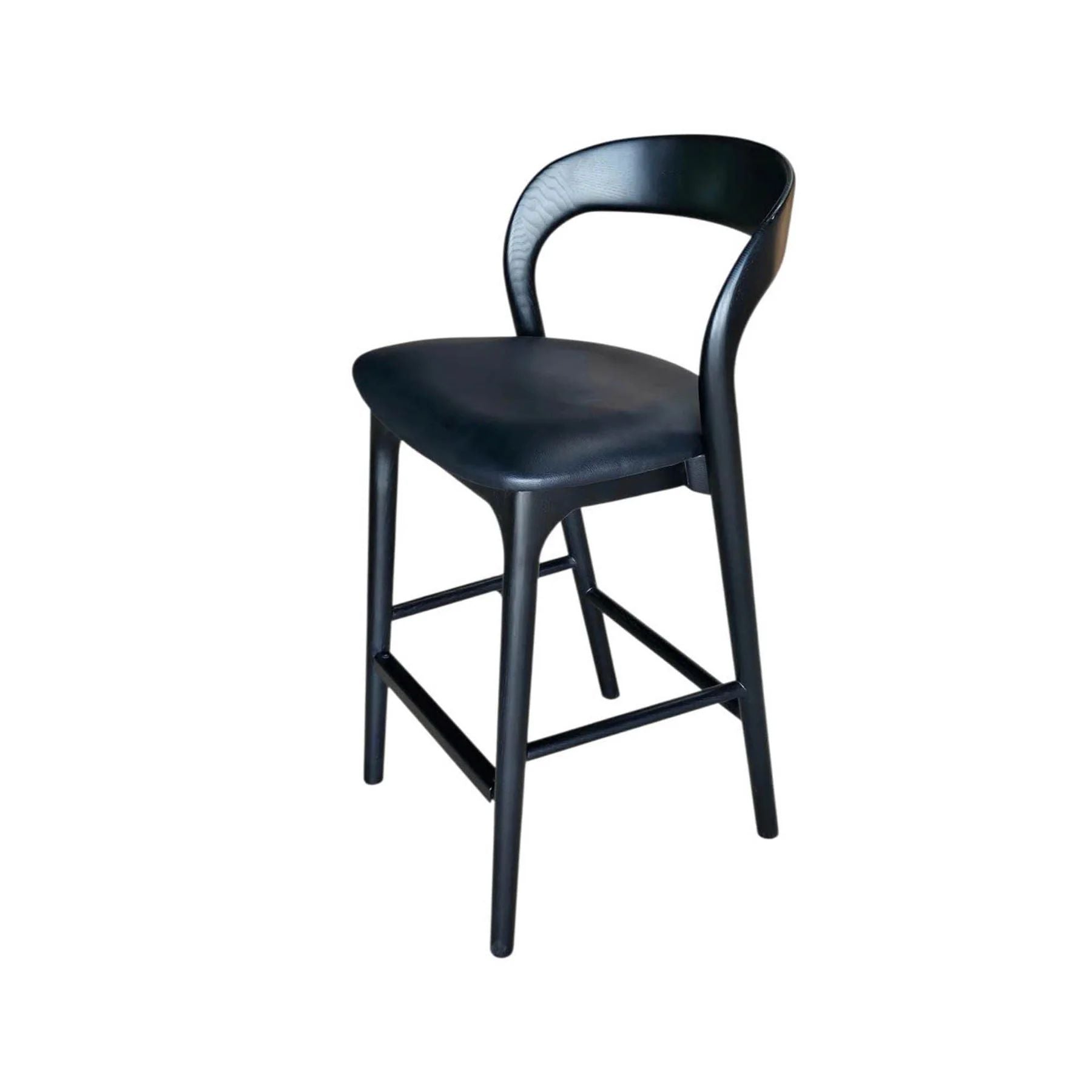 LH Home Rotondo Leather Counter Stool