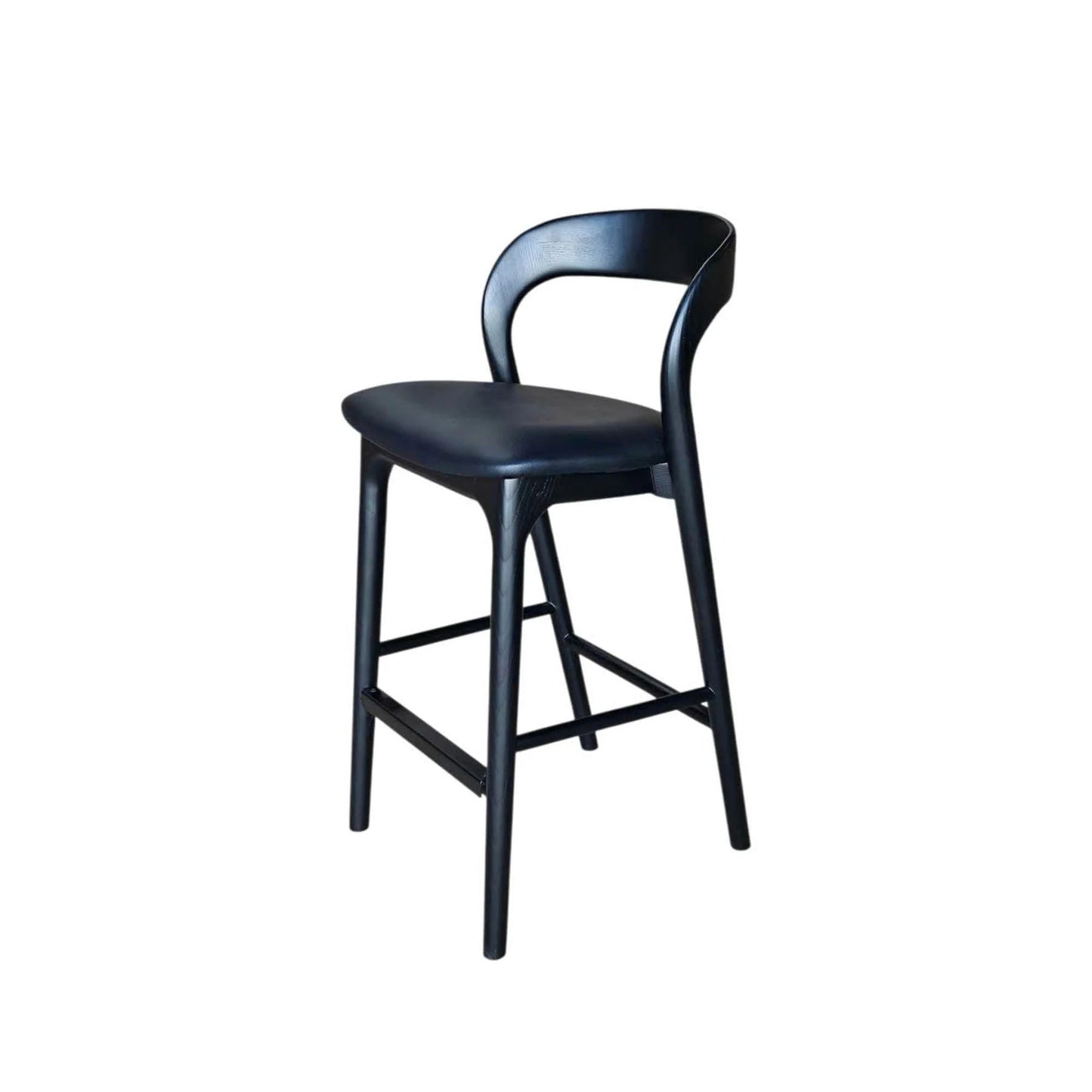 LH Home Rotondo Leather Counter Stool