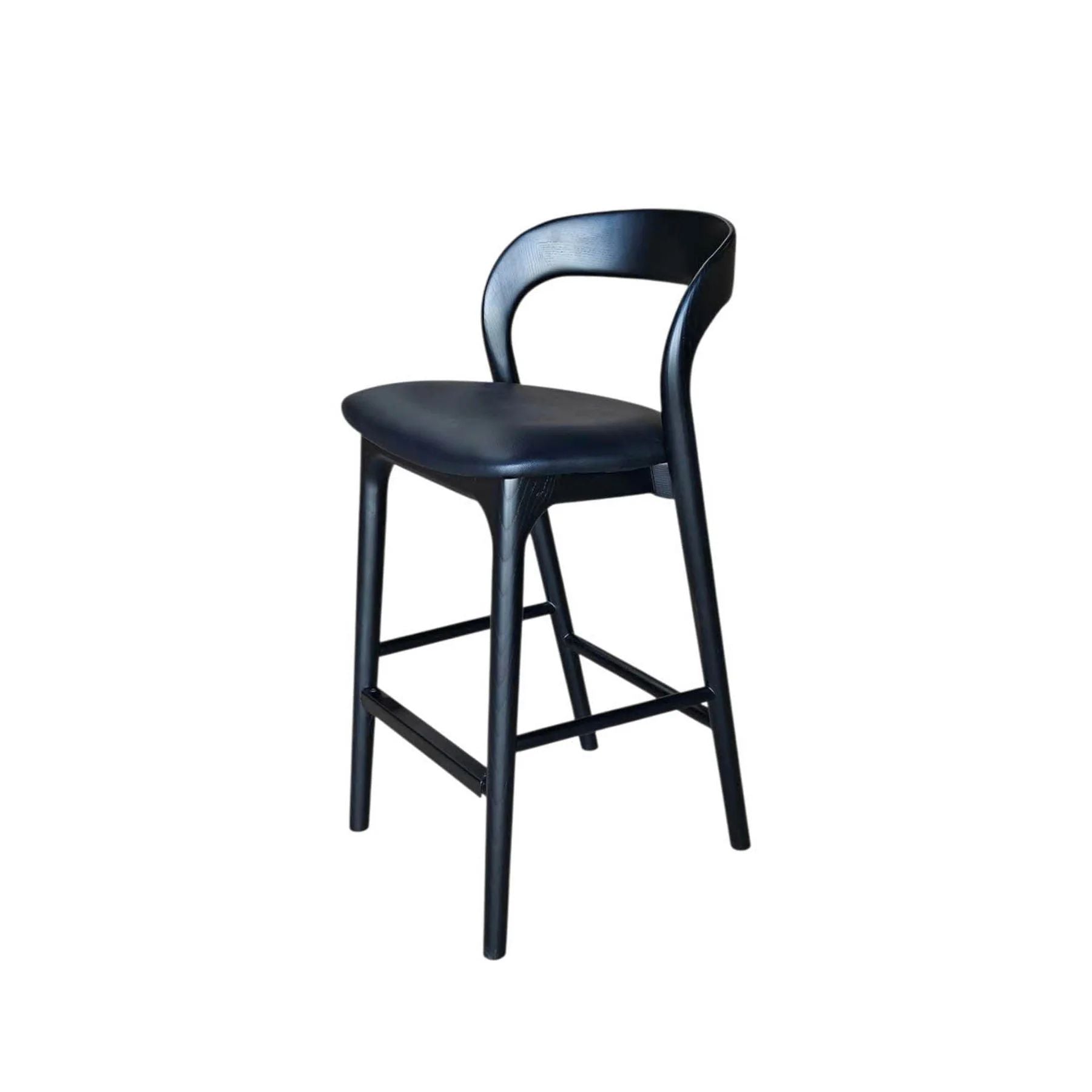 LH Home Rotondo Leather Counter Stool