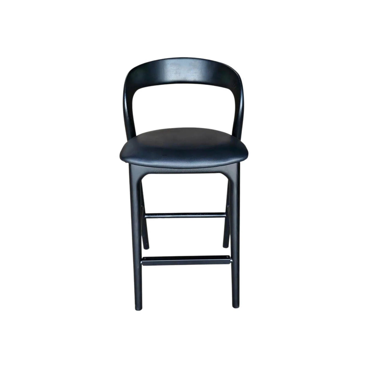 LH Home Rotondo Leather Counter Stool