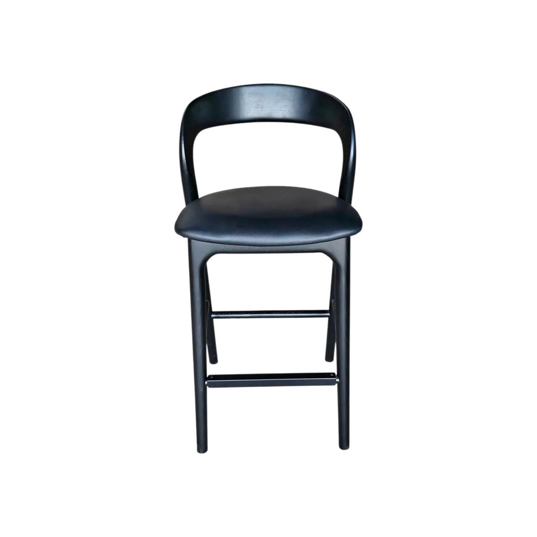 LH Home Rotondo Leather Counter Stool