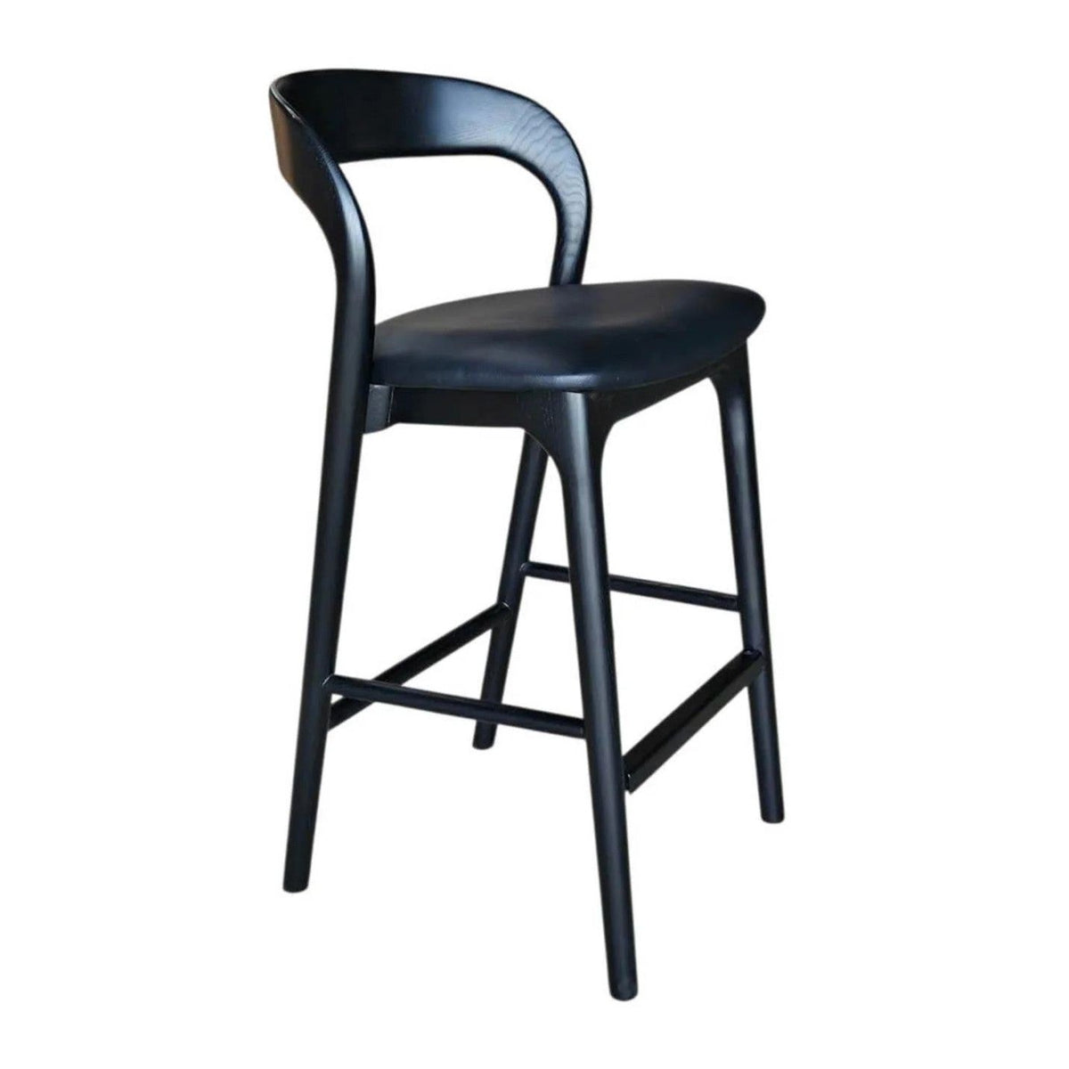 LH Home Rotondo Leather Counter Stool