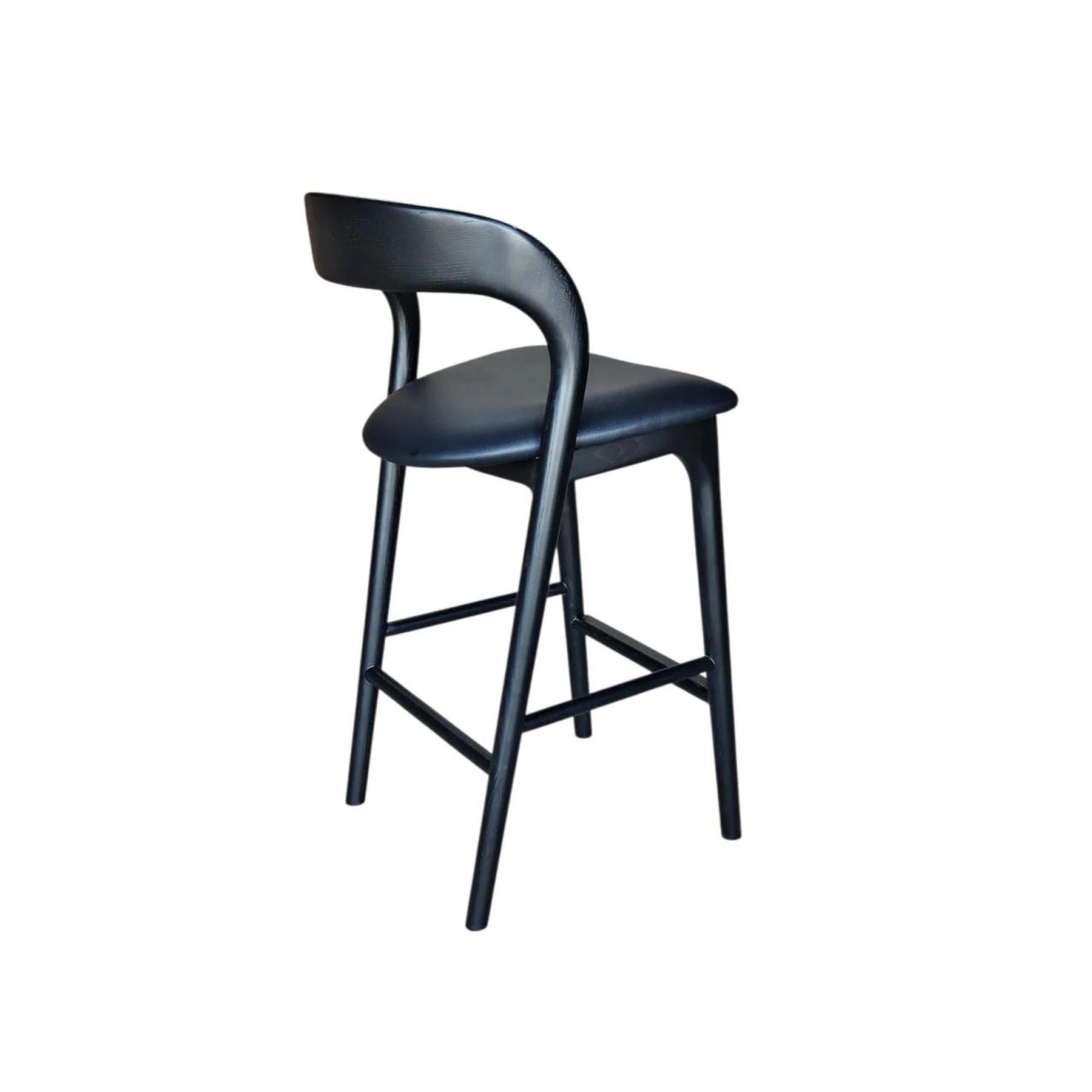 LH Home Rotondo Leather Counter Stool