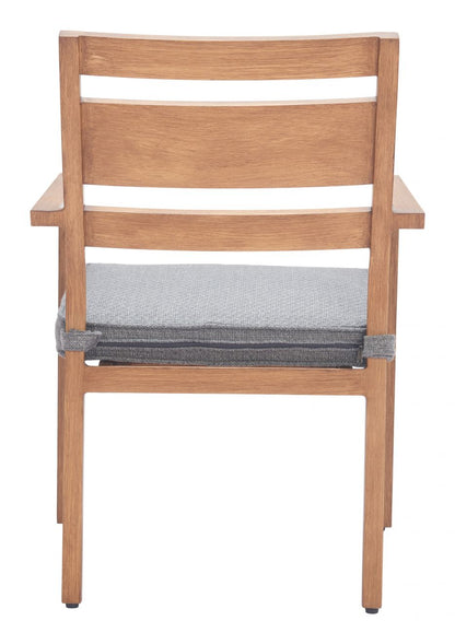 Zuo Modern Rader Olefin Fabric Outdoor Dining Chair 2PC