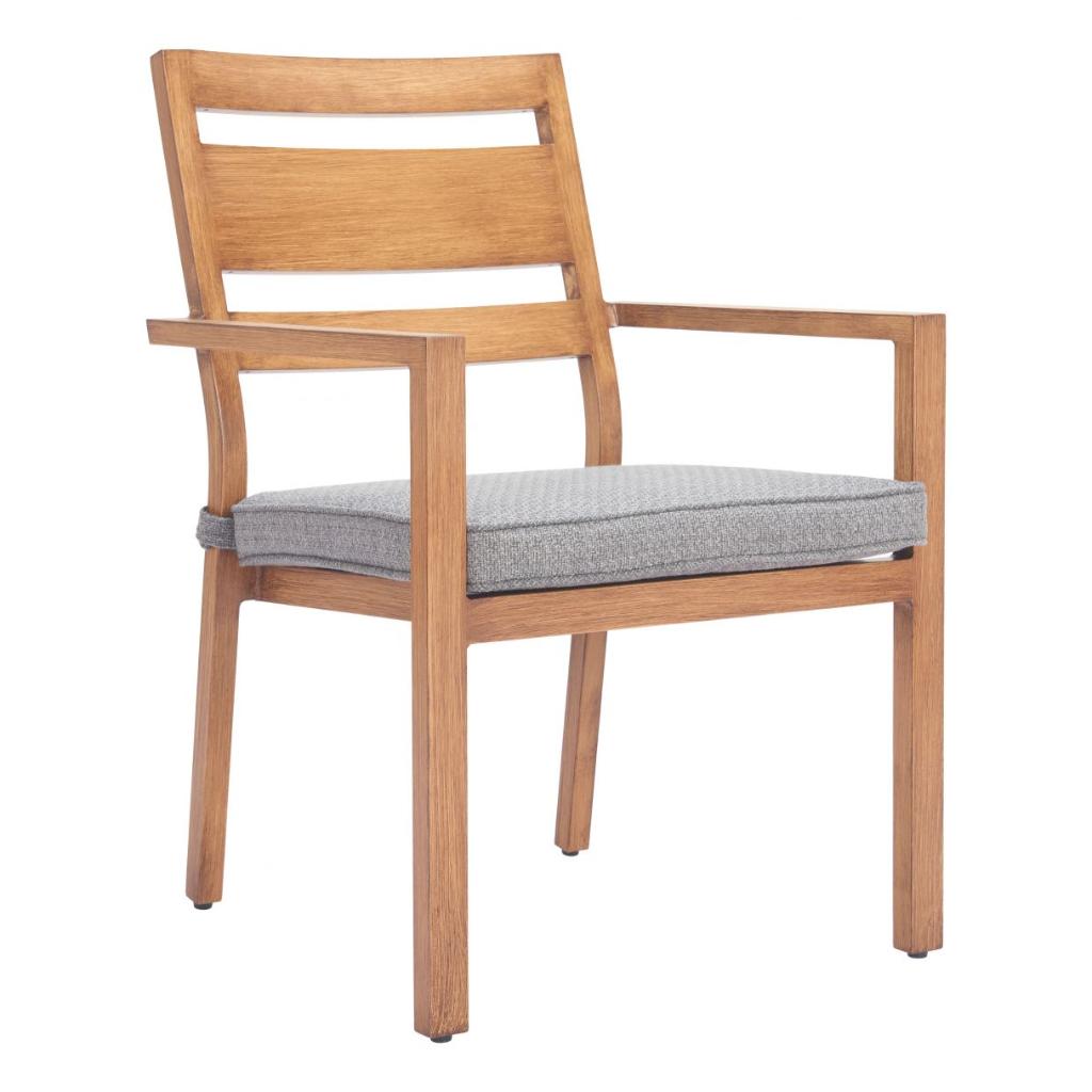 Zuo Modern Rader Olefin Fabric Outdoor Dining Chair 2PC