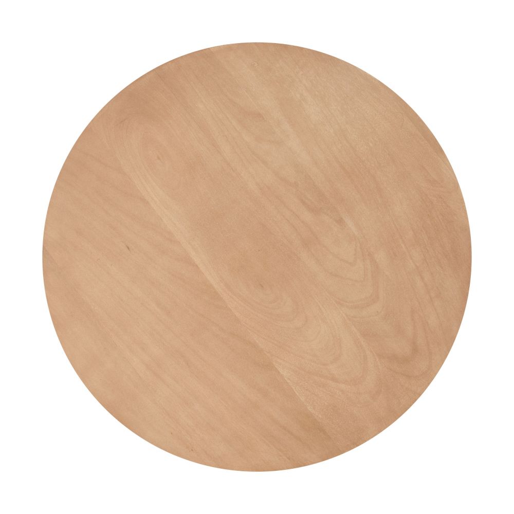 Zuo Modern Radiant Natural Wooden Round Side Table