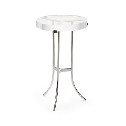 Chelsea House Ragsdale Acrylic Tripod Base Side Table