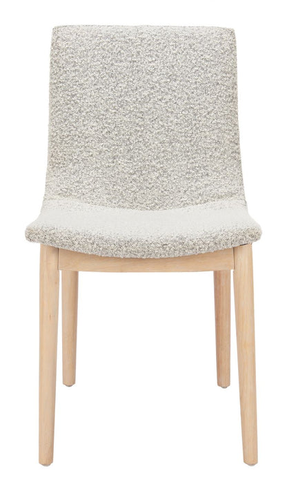 Zuo Modern Raha Grey Textured Fabric Dining Chair 2PC