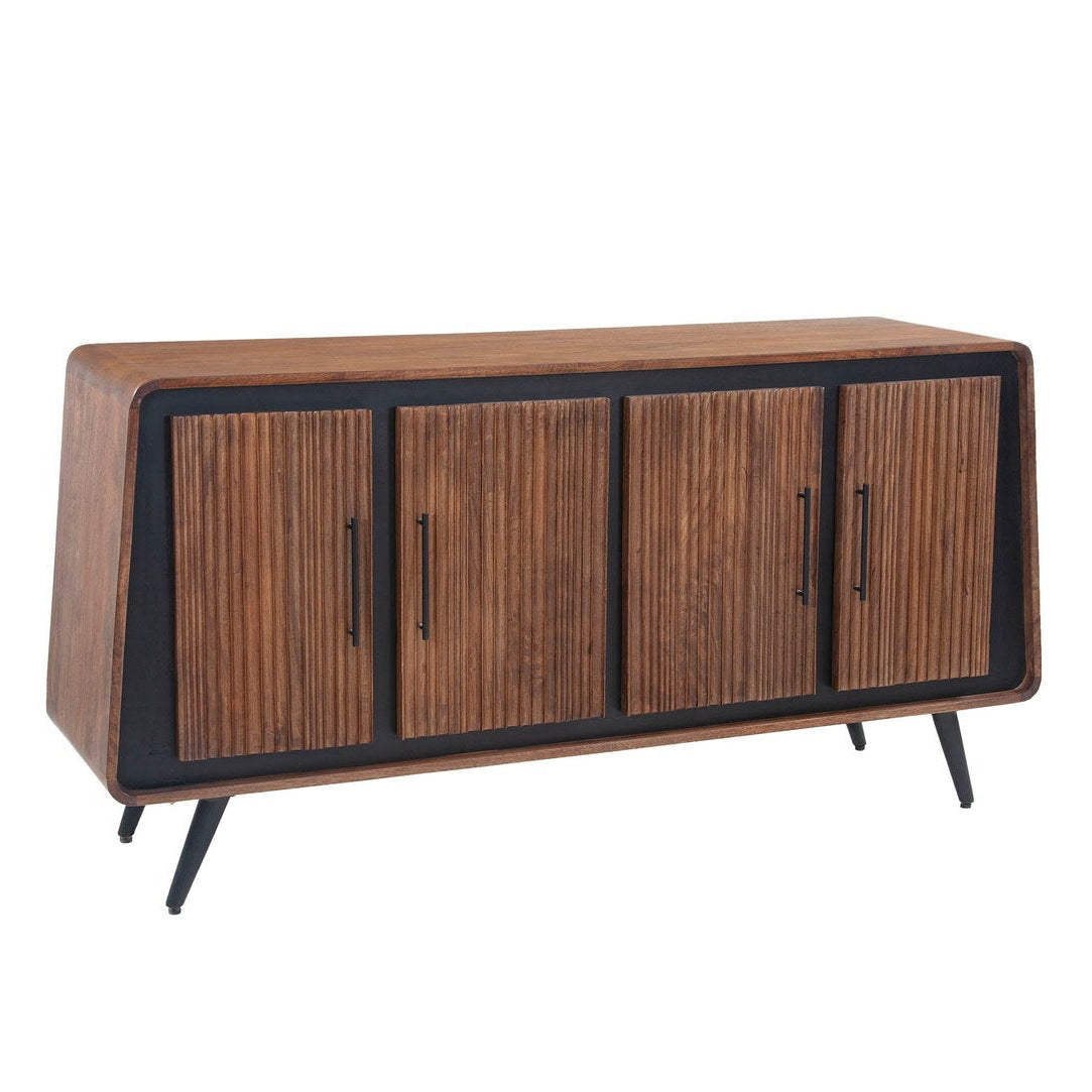 LH Home Railtown Four Doors Wood Sideboard