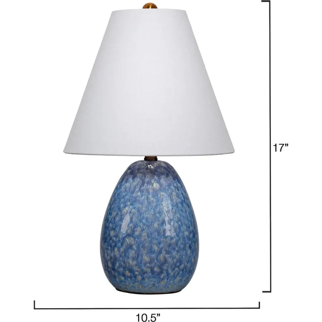 Jamie Young Raindrop Ceramic Elegant Designed Table Lamp
