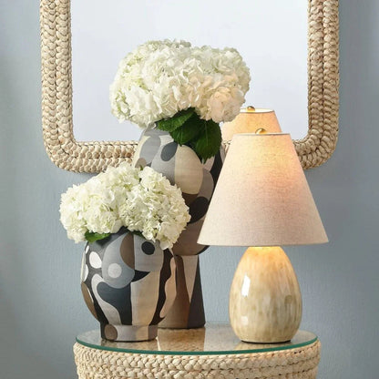 Jamie Young Raindrop Ceramic Elegant Designed Table Lamp