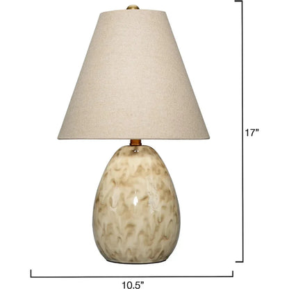 Jamie Young Raindrop Ceramic Elegant Designed Table Lamp