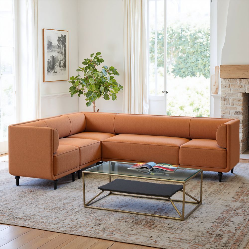 Zuo Modern Ranol Glass Top Rectangular Coffee Table