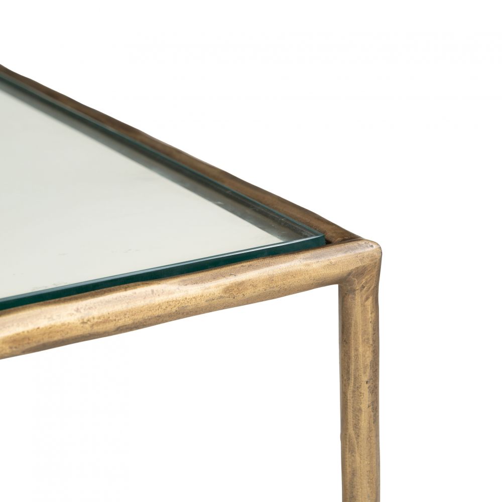 Zuo Modern Ranol Glass Top Rectangular Coffee Table
