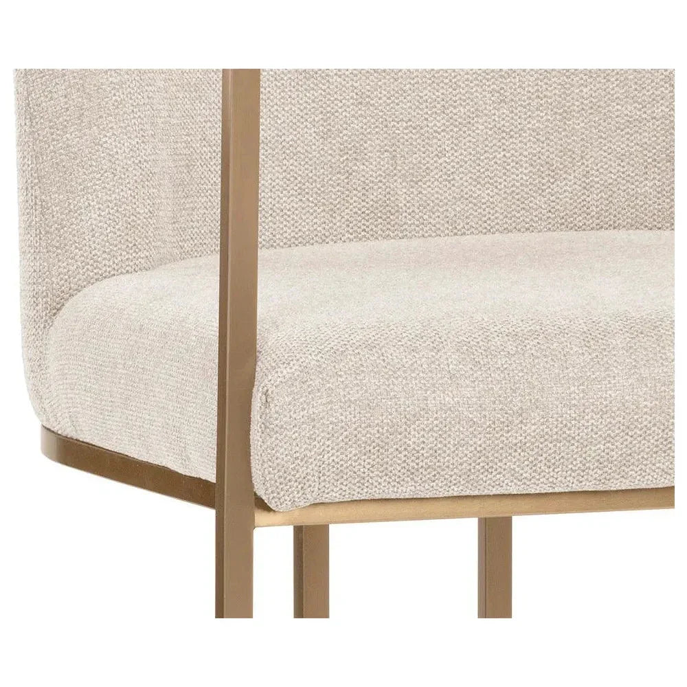 Rayla Beige Dining Chair - LOOMLAN - SUNPAN - Dining Chairs
