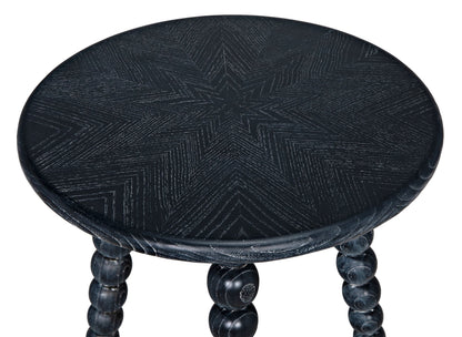 Rebbeca Side Table-Side Tables-Noir-Sideboards and Things