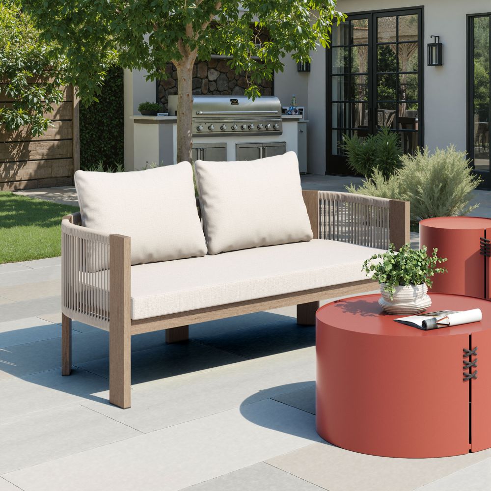 Zuo Modern Rebel Olefin Fabric Outdoor Sofa