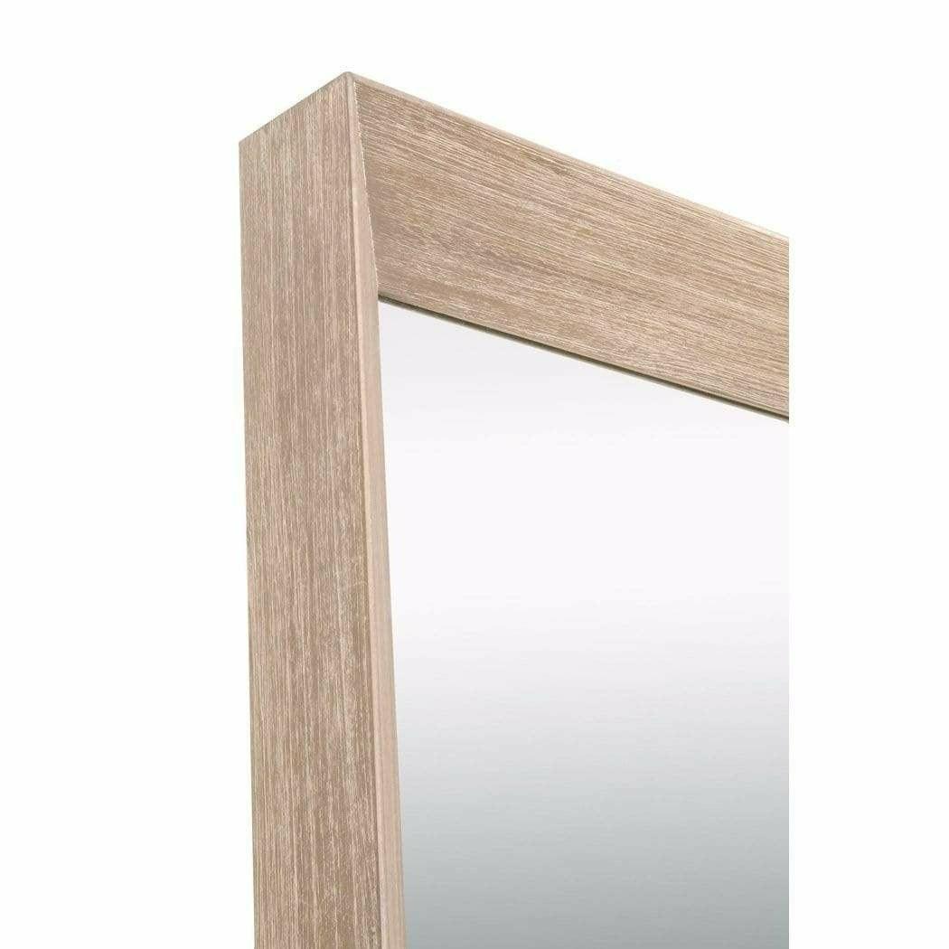 Rectangle Bevel Mirror Natural Gray Acacia Wall Mirrors Sideboards and Things By Essentials For Living