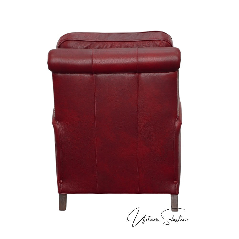 Regal Leather Power Push Button Recliner