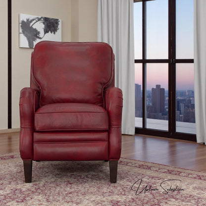 Regal Leather Power Push Button Recliner