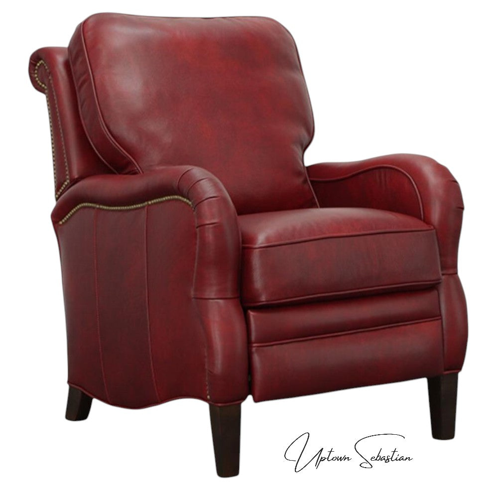 Regal Leather Power Push Button Recliner