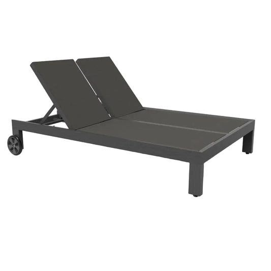 Redondo Aluminum Outdoor Double Sling Chaise