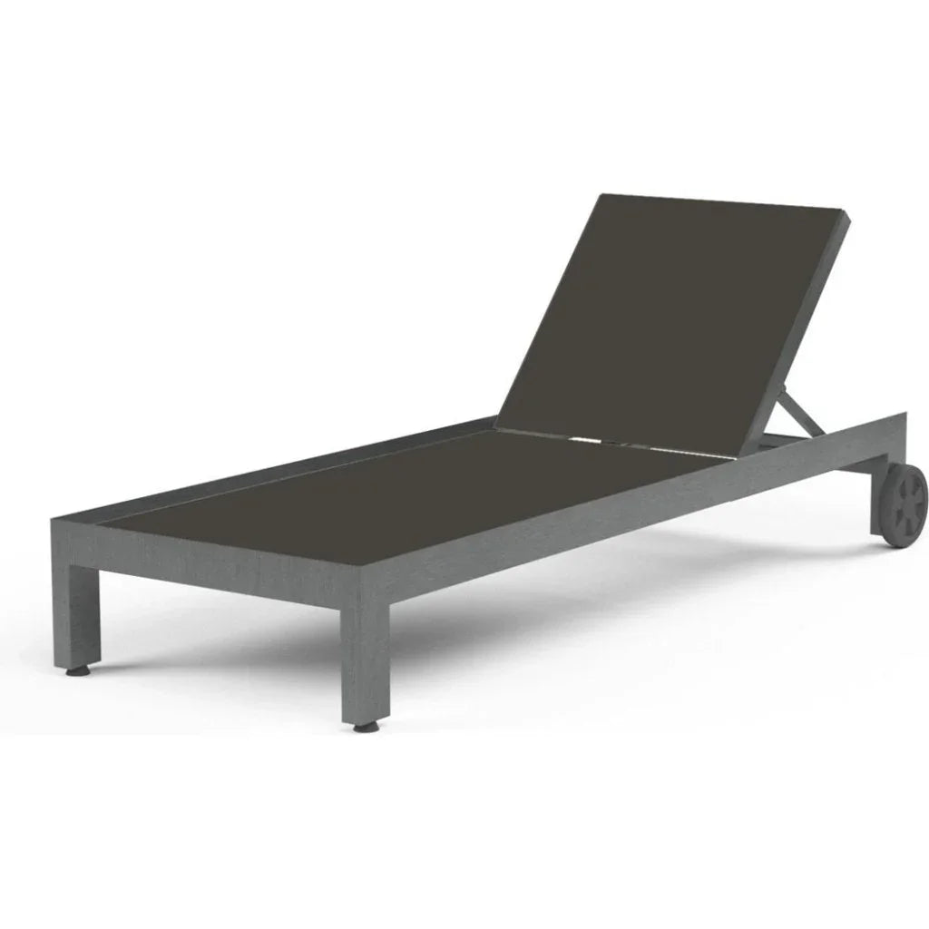 Redondo Aluminum Outdoor Sling Chaise -- view 3