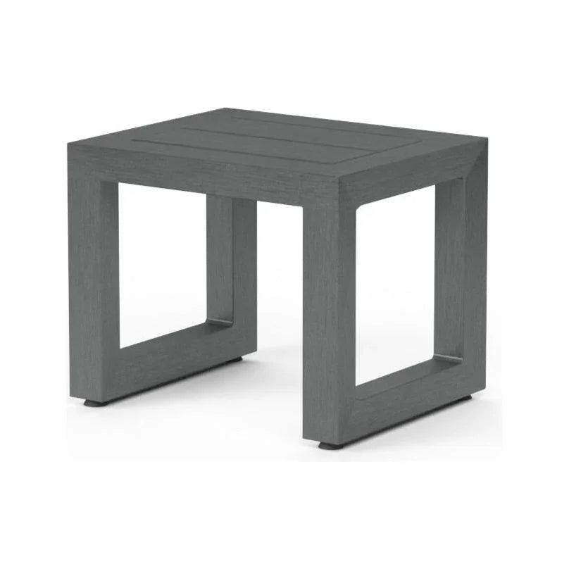 Redondo Aluminum Square Outdoor End Table -- view 3