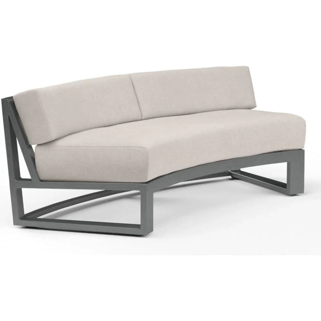 Redondo Sunbrella Outdoor Curved Sofa -- view 7