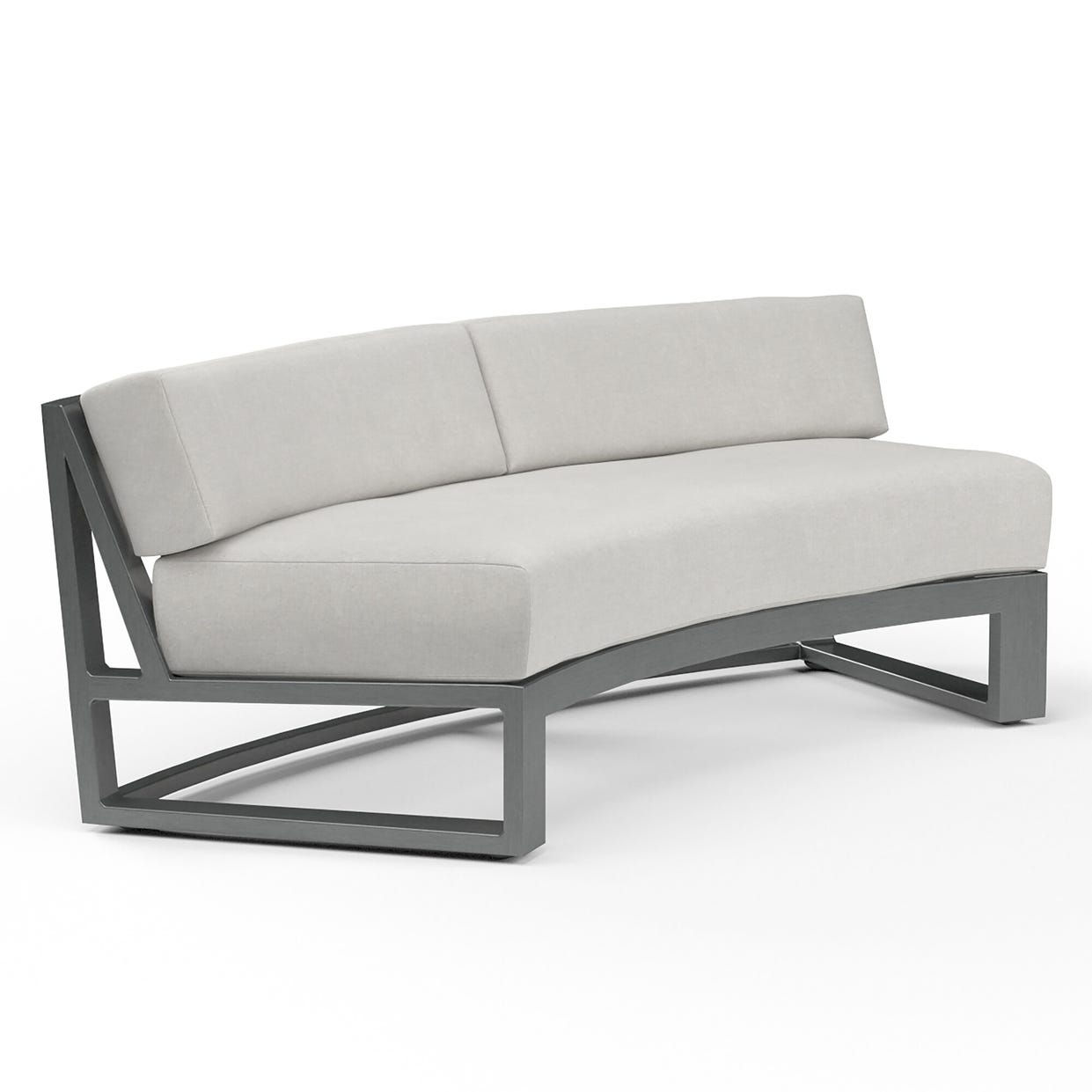 Redondo Sunbrella Outdoor Curved Sofa -- view 9