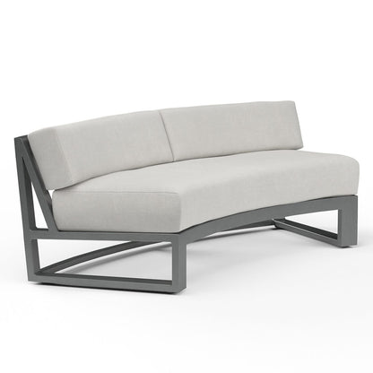 Redondo Sunbrella Outdoor Curved Sofa -- view 9