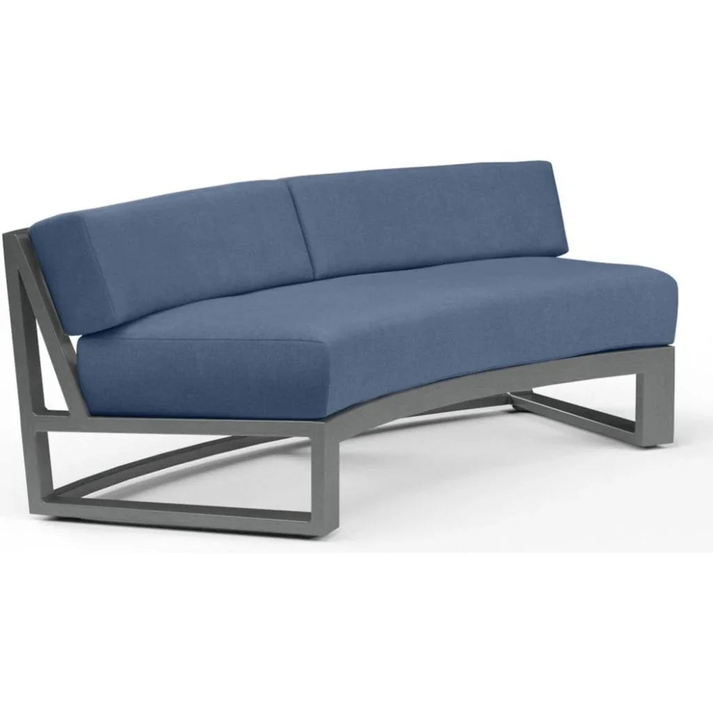 Redondo Sunbrella Outdoor Curved Sofa -- view 3
