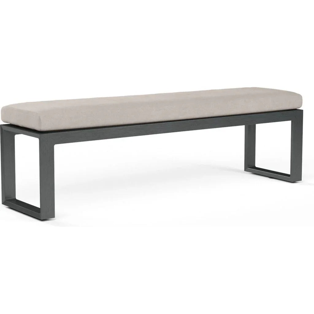 Redondo Sunbrella Outdoor Dining Bench -- view 7