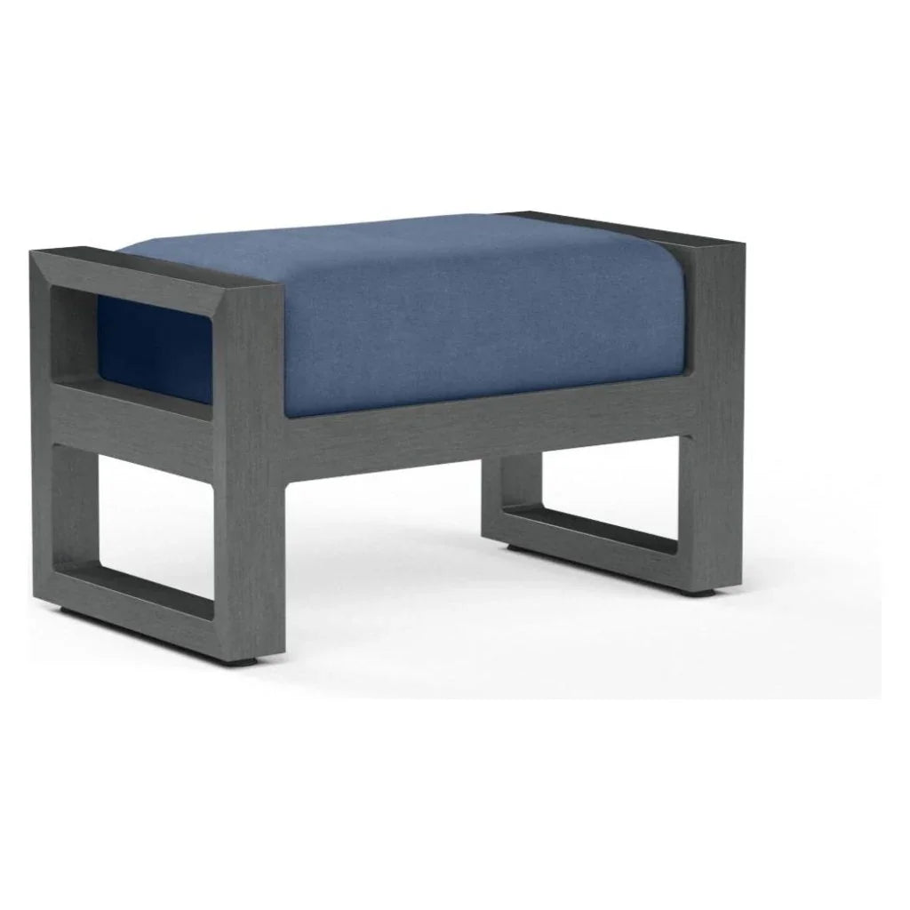 Redondo Sunbrella Outdoor Ottoman -- view 3