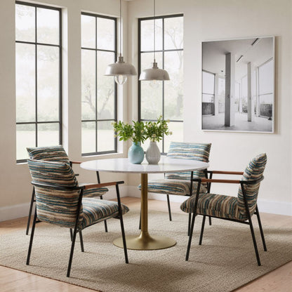 Zuo Modern Reduga Multicolor Textured Fabric Dining Chair