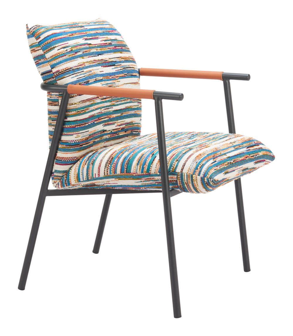 Zuo Modern Reduga Multicolor Textured Fabric Dining Chair