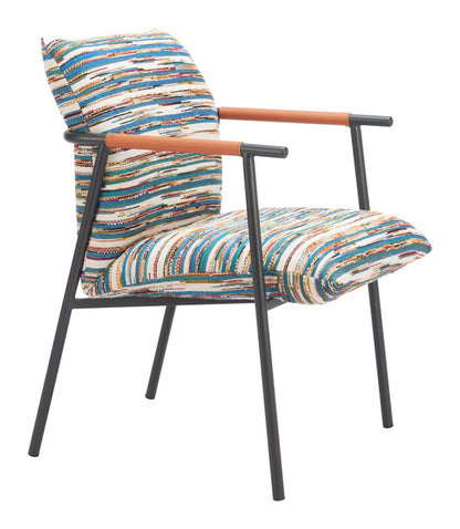 Zuo Modern Reduga Multicolor Textured Fabric Dining Chair