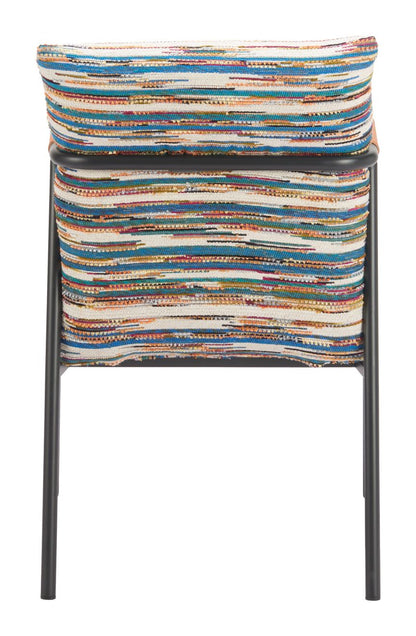 Zuo Modern Reduga Multicolor Textured Fabric Dining Chair