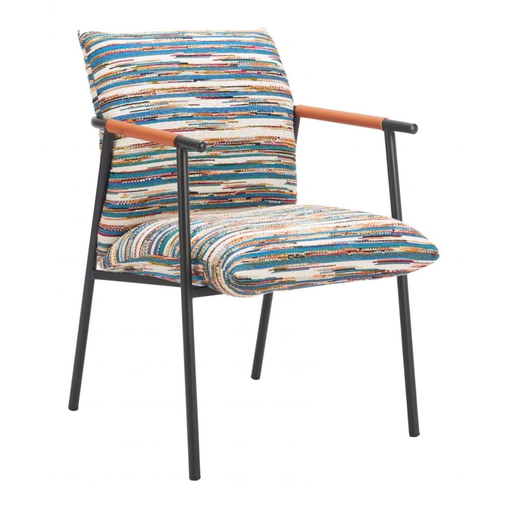 Zuo Modern Reduga Multicolor Textured Fabric Dining Chair