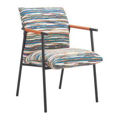 Zuo Modern Reduga Multicolor Textured Fabric Dining Chair