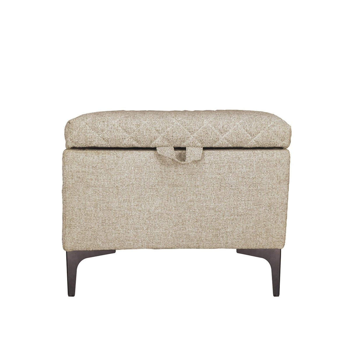 LH Home Reece Fabric Storage Ottoman