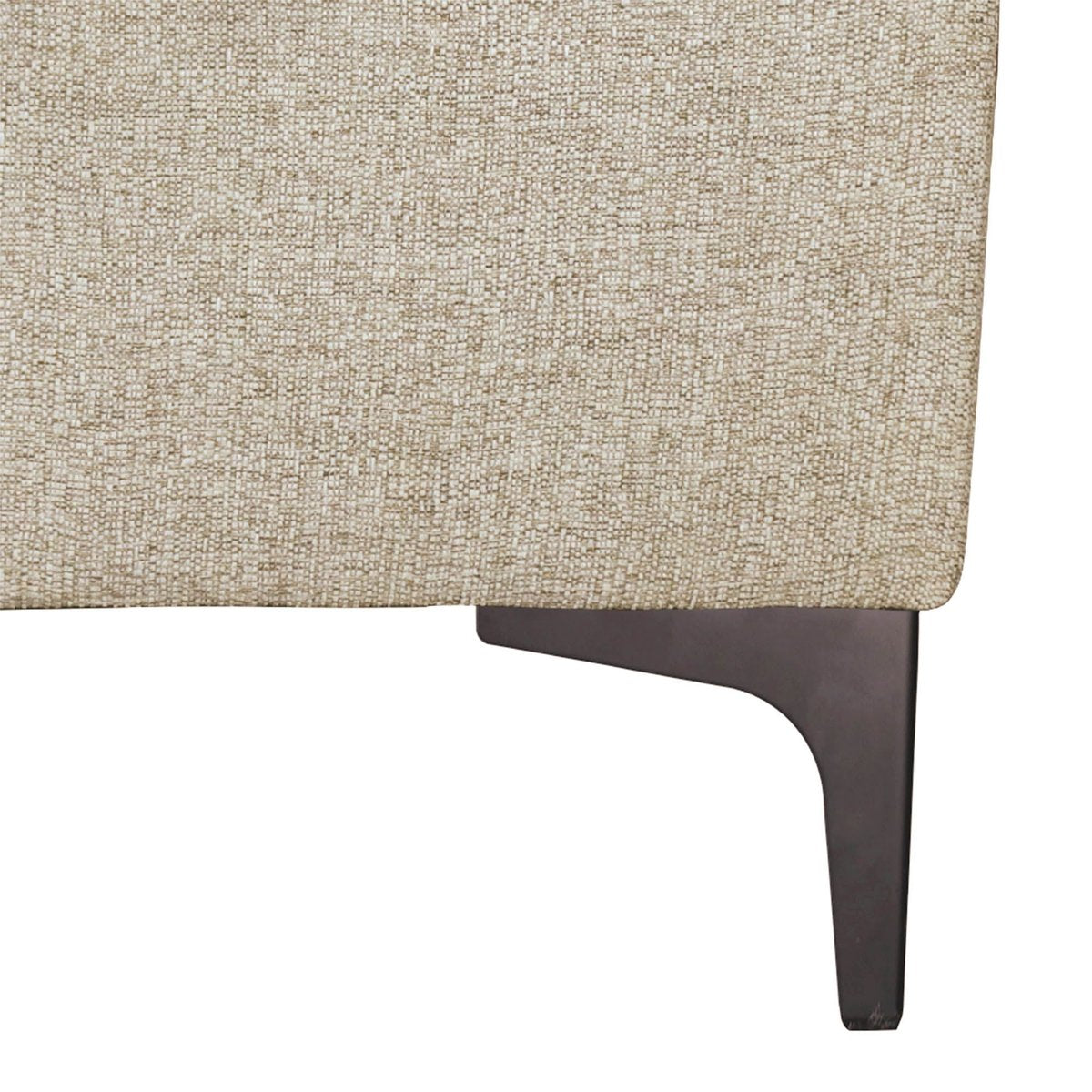 LH Home Reece Fabric Storage Ottoman