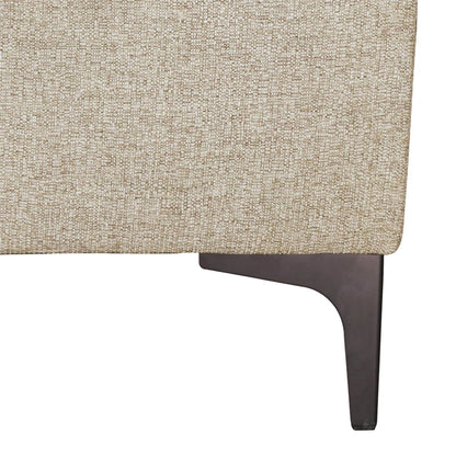 LH Home Reece Fabric Storage Ottoman