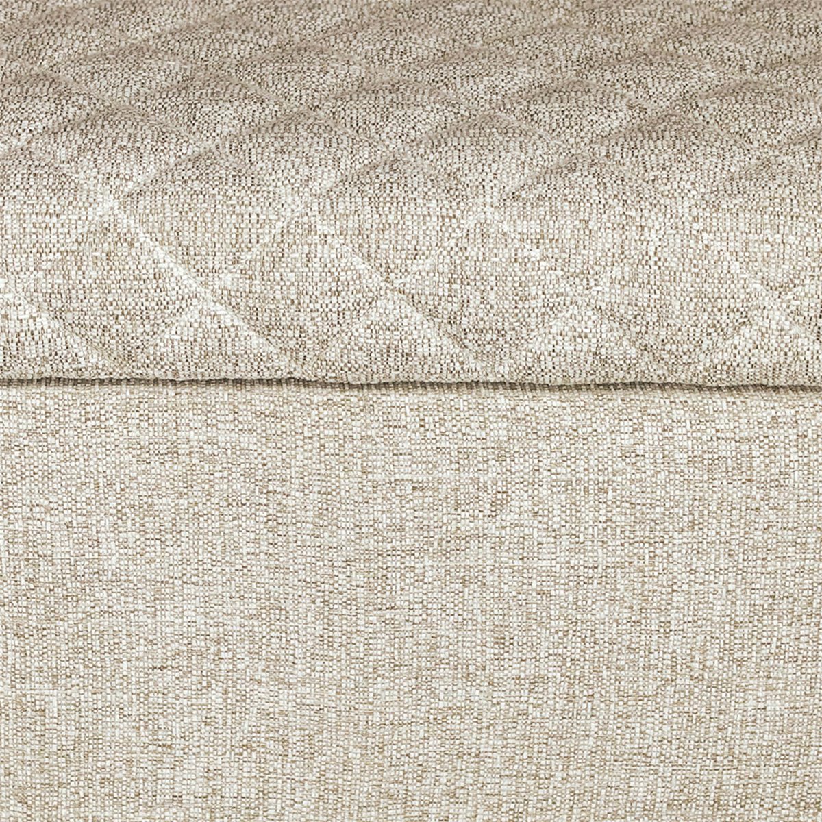 LH Home Reece Fabric Storage Ottoman